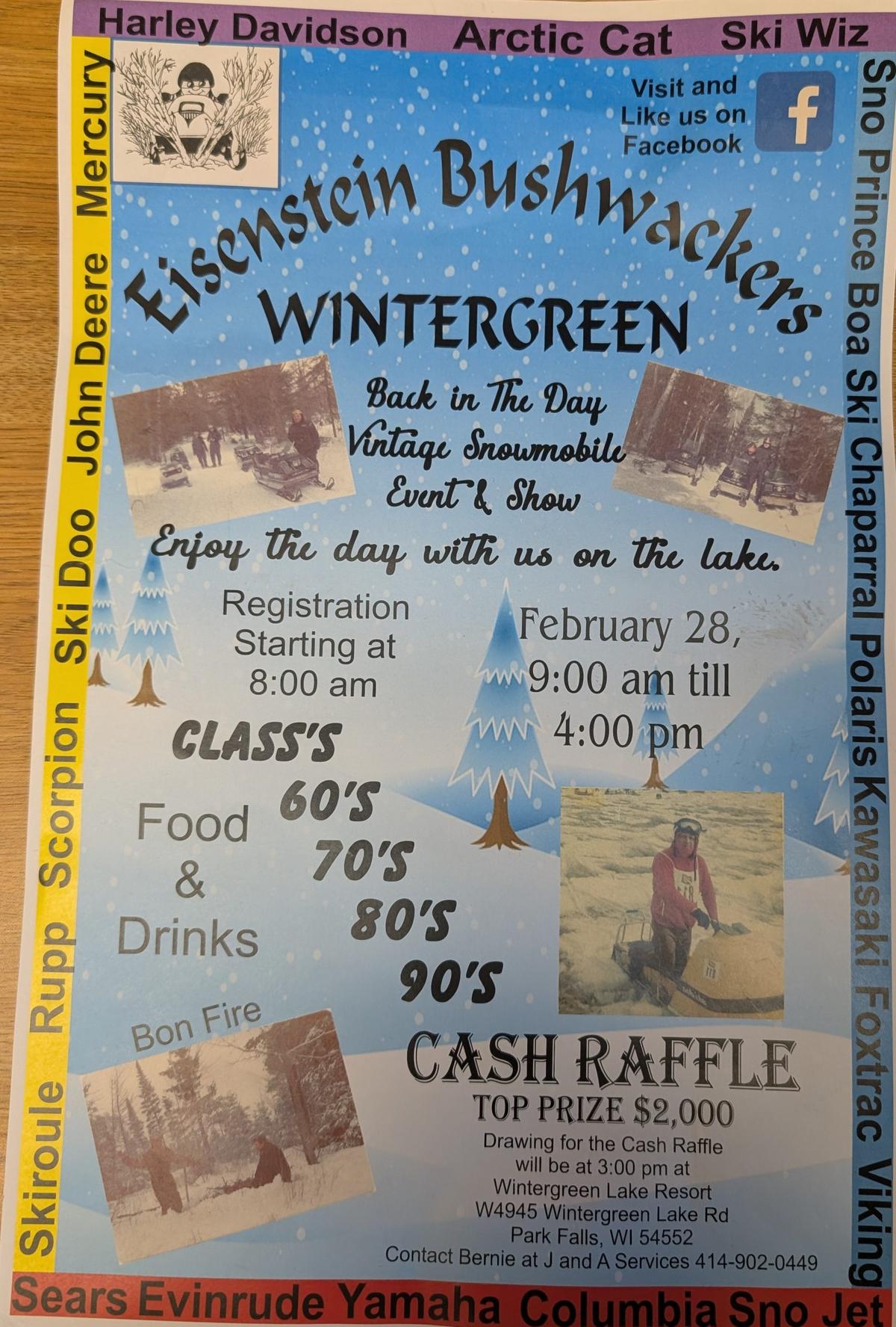 Eisenstein Bushwackers Snowmobile Event and Show