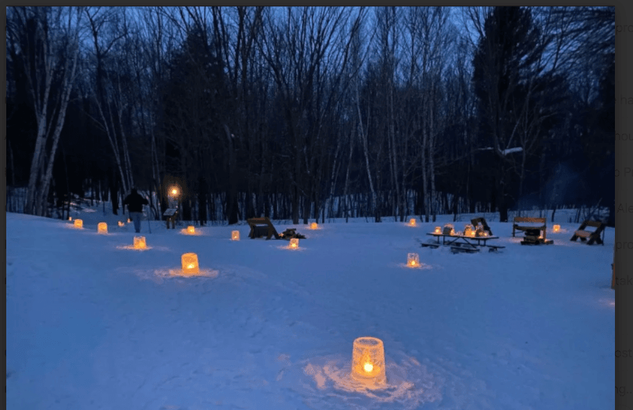 Candlelight Ski at Copper Falls State Park