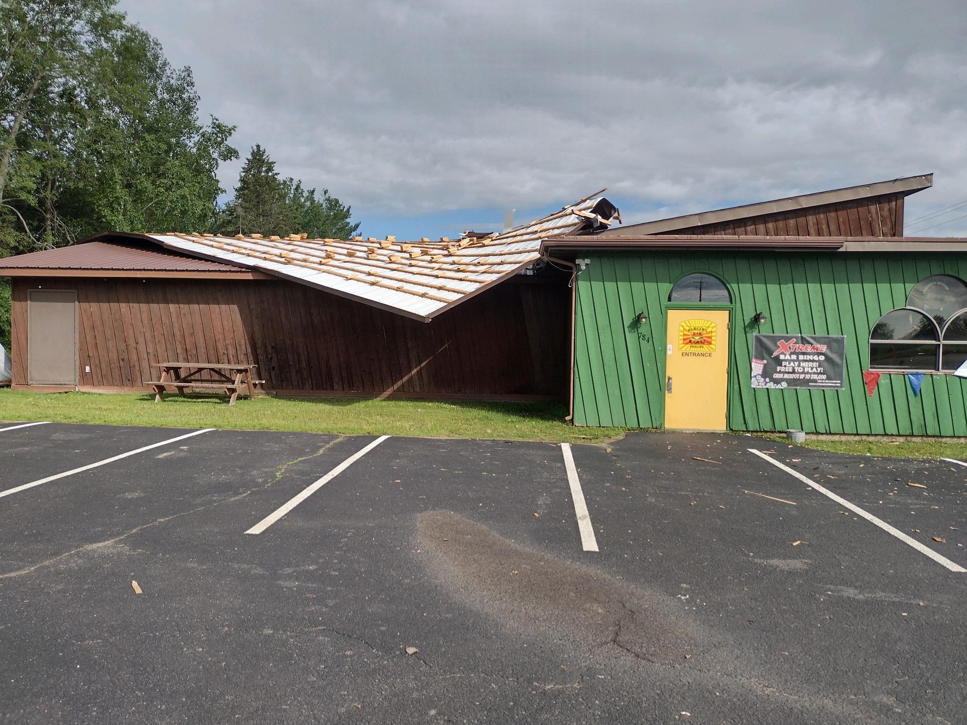 Burgers Bar and Grill Rebuilding After Storm